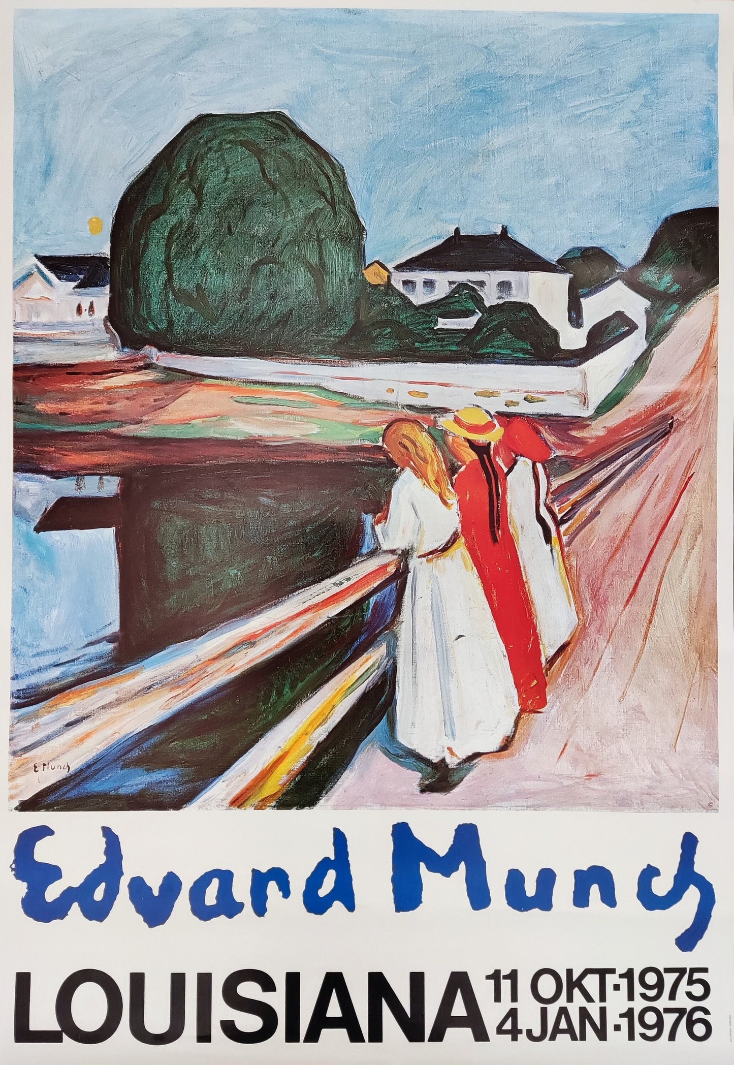 Eduard Munch original art poster - 24.5"×43.4" (62.2×110.2cm)