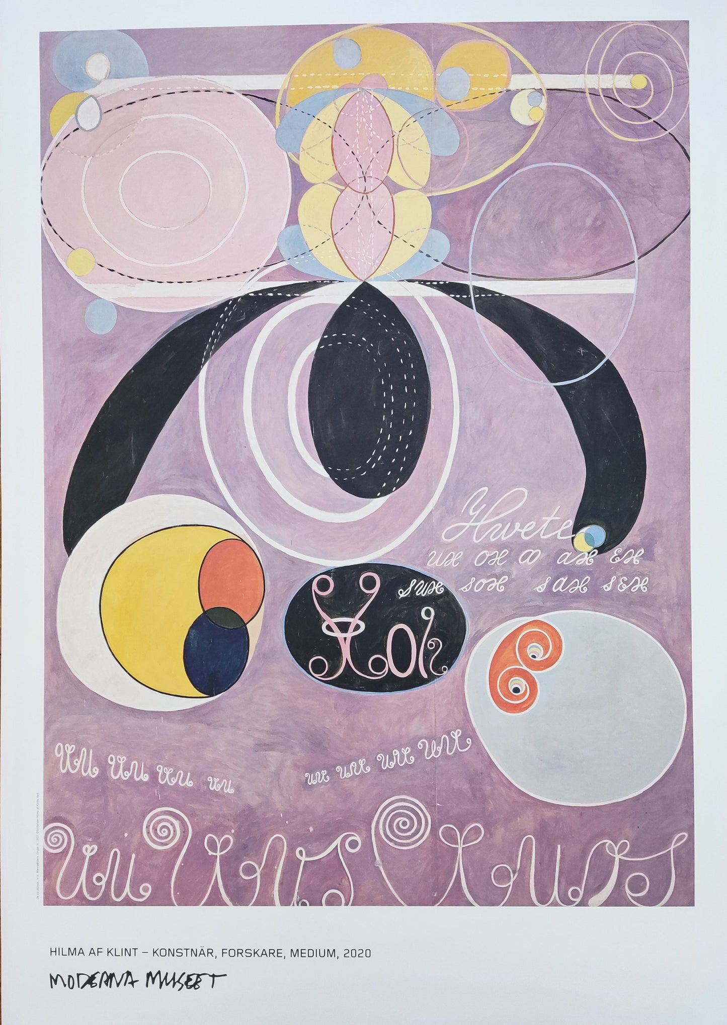 Hilma af Klint original art poster - 27.6"×39.4" (70×100cm)