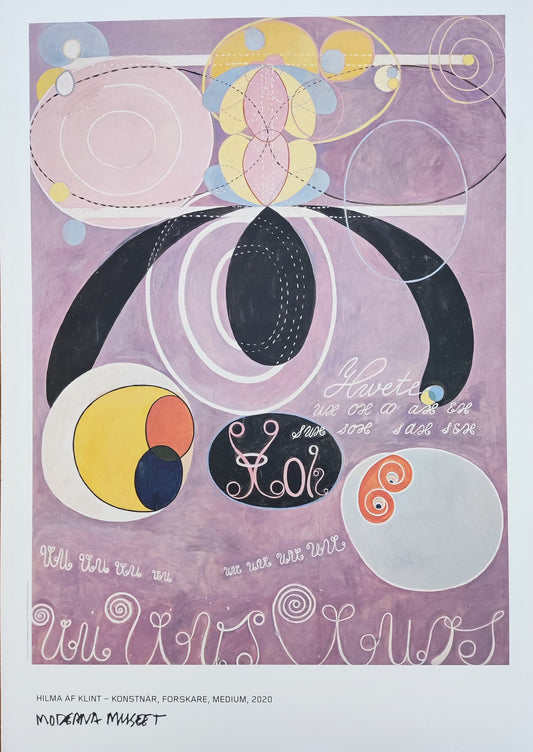 Hilma af Klint original art poster - 27.6"×39.4" (70×100cm)