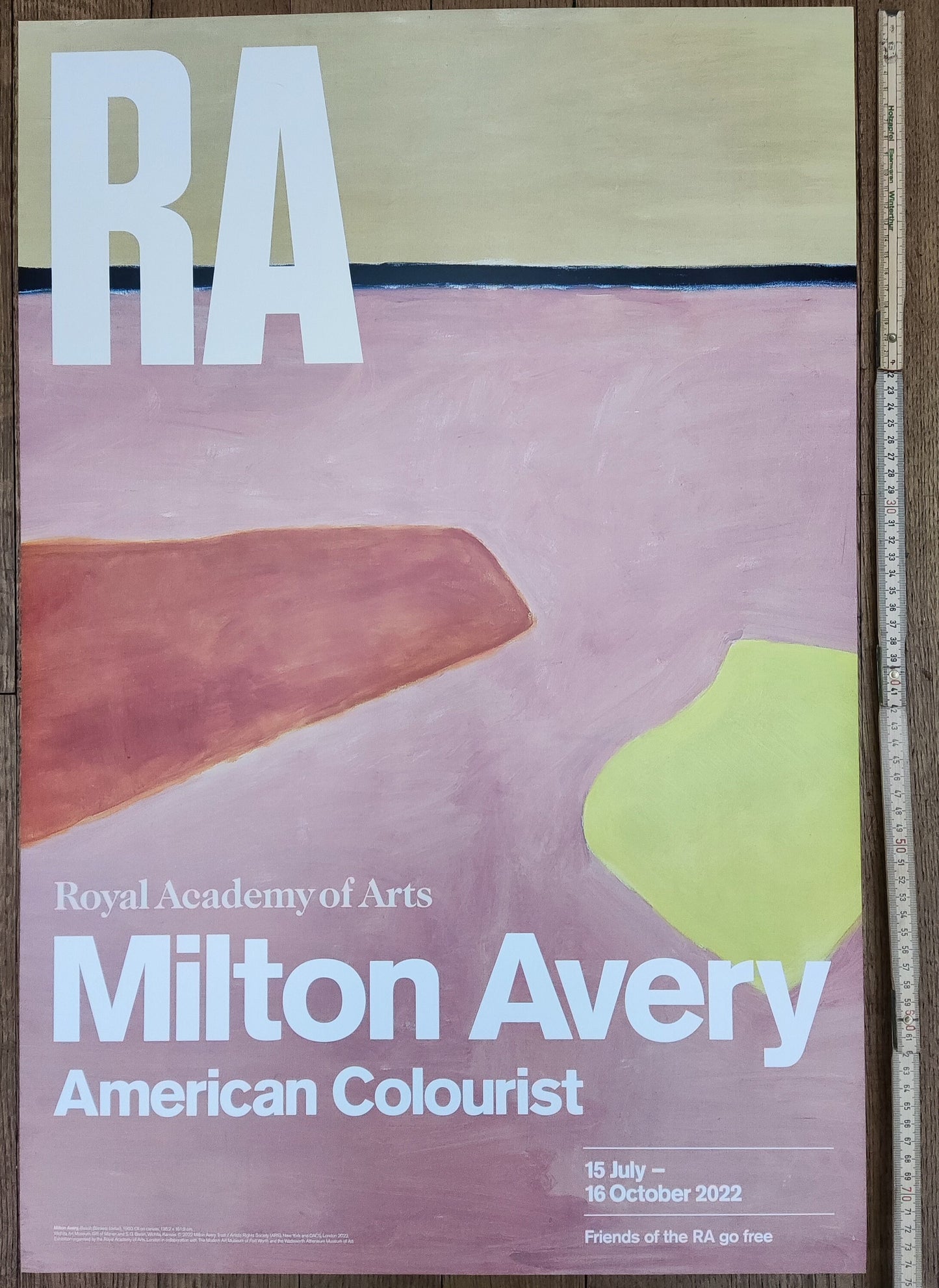 Milton Avery original art poster - 20.1"×29.9" (51×76cm)
