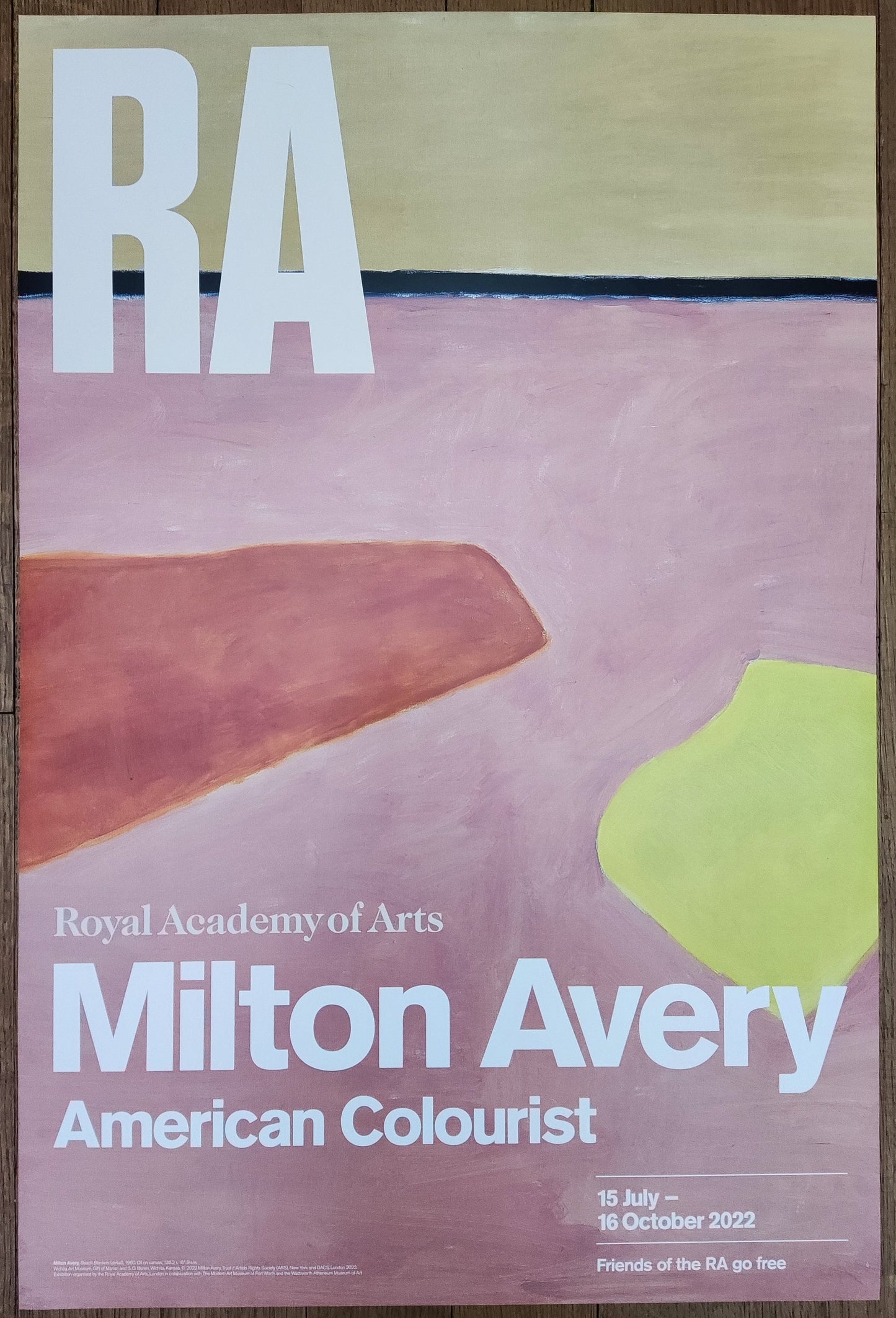 Milton Avery original art poster - 20.1"×29.9" (51×76cm)