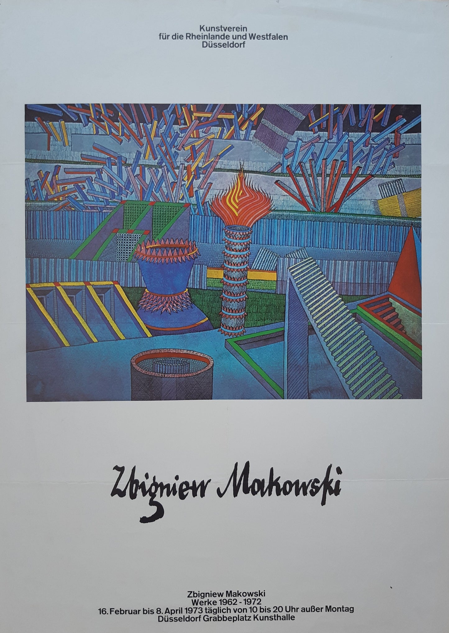 Zbigniew Makowsky original art poster - 23.4"×33.1" (59.4×84cm)