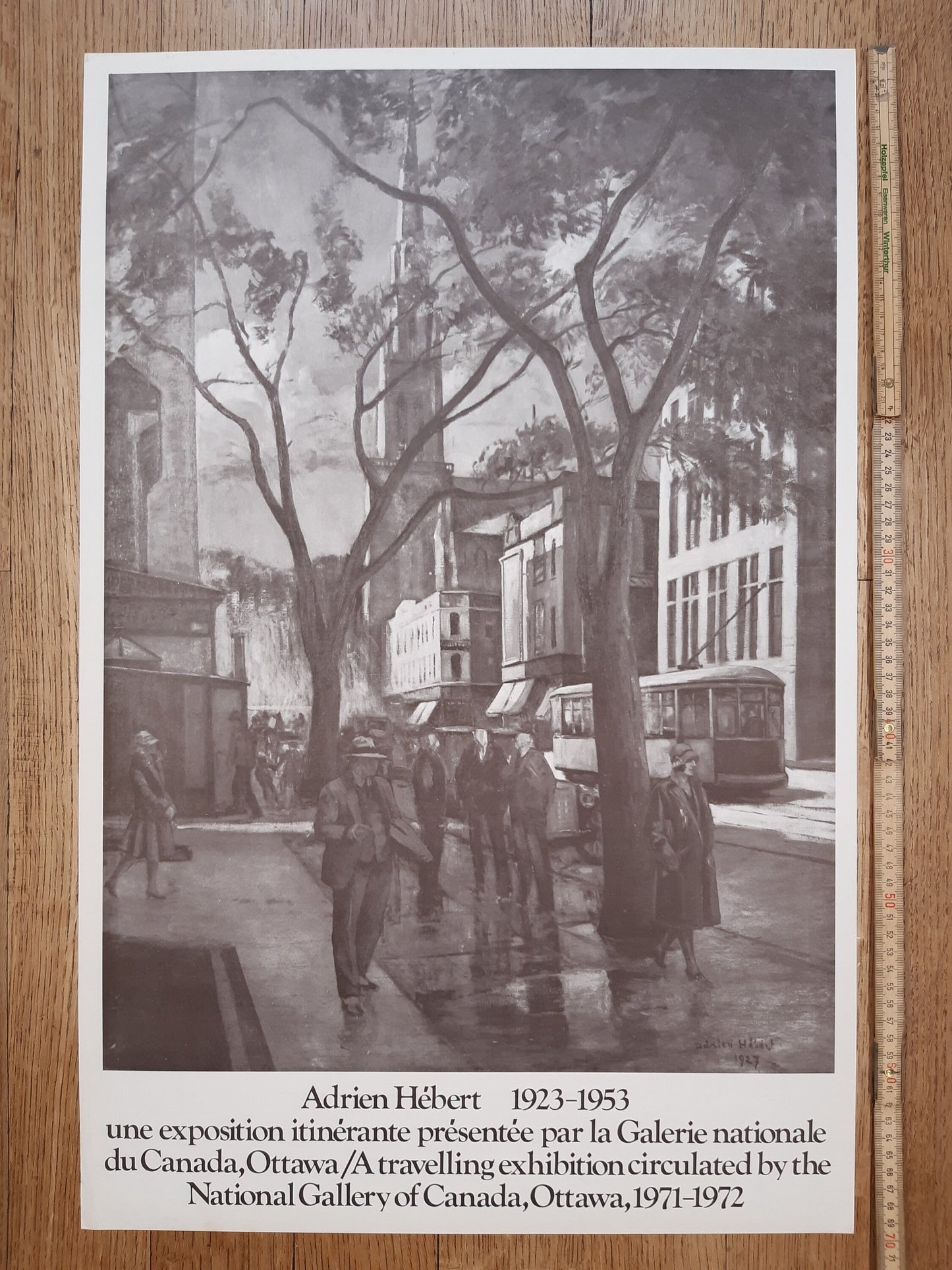 Adrien Hébert original art poster - 18.1"×27.6" (46×70cm)