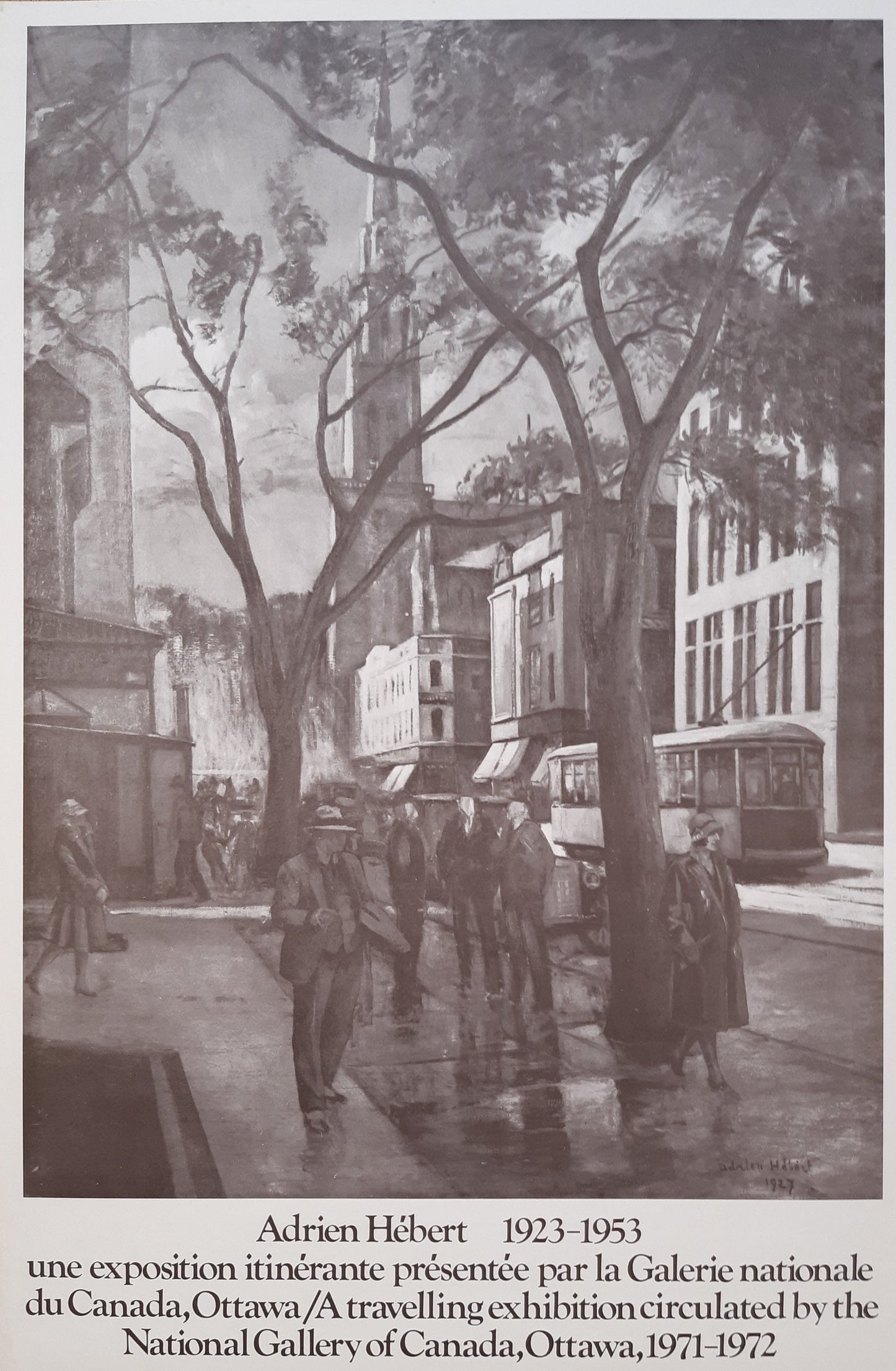 Adrien Hébert original art poster - 18.1"×27.6" (46×70cm)