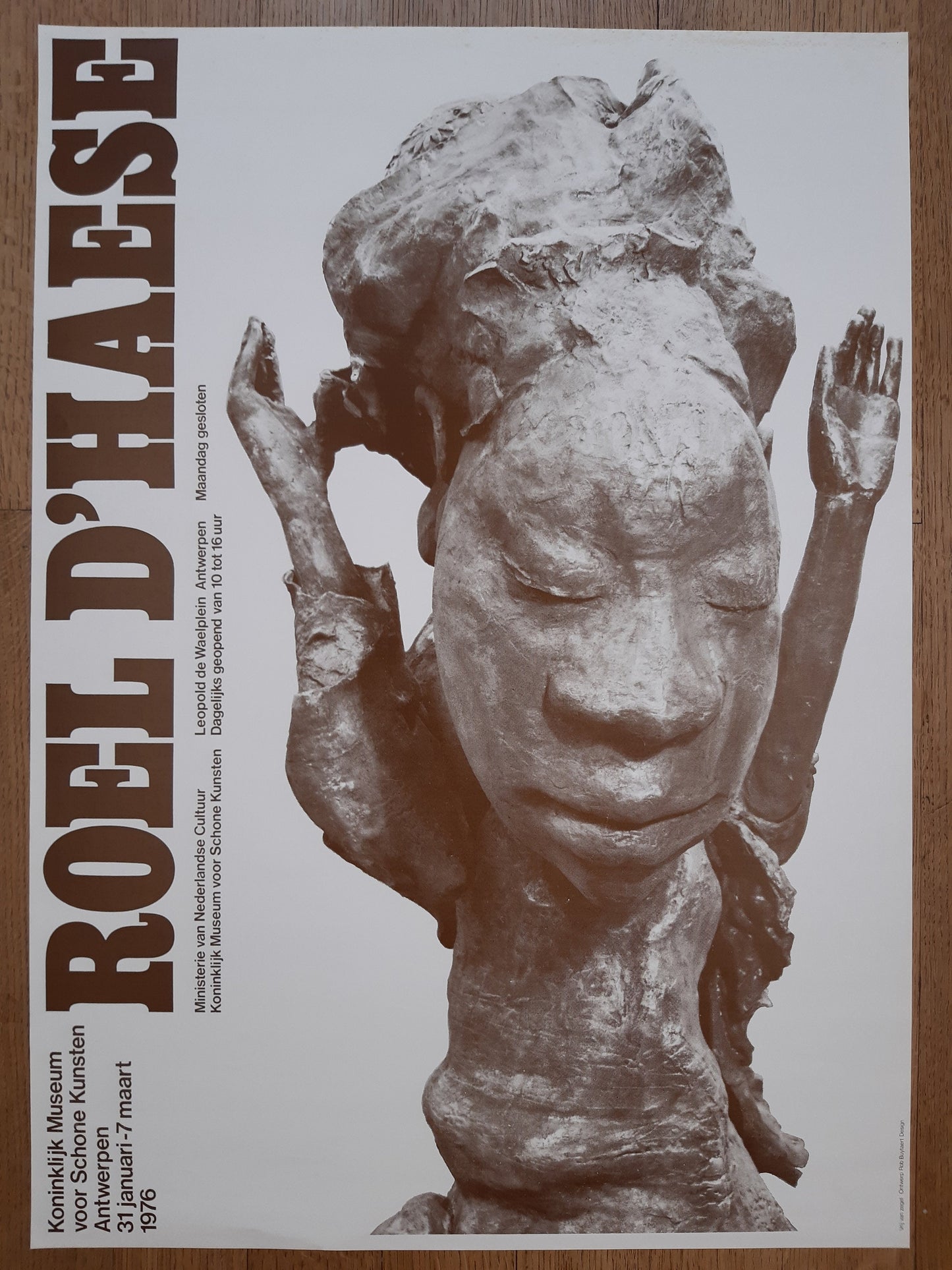 Roel d'Haese original art poster - 22.0"×30.7" (56×78cm)