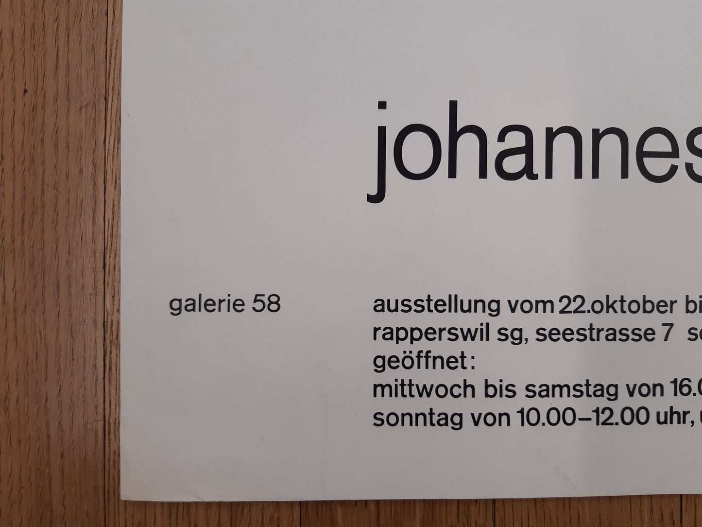 Johannes Itten original art poster - 20.1"×30.0" (51×76.2cm)