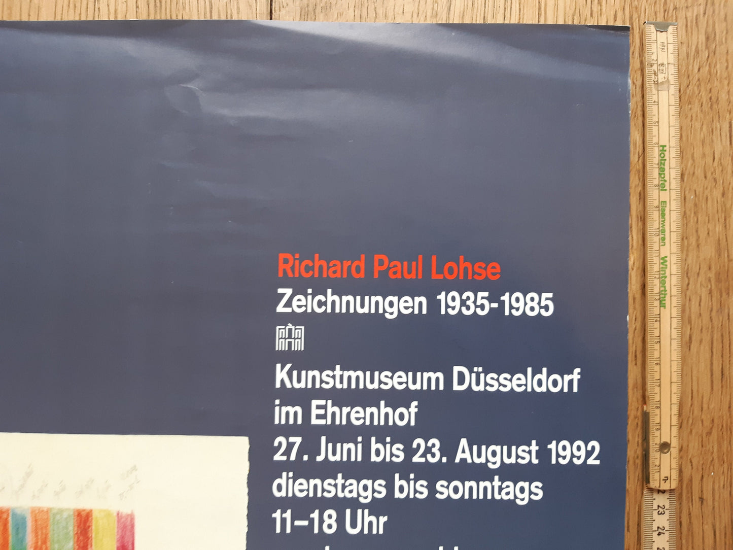 Richard paul Lohse original art poster - 23.4"×33.1" (59.5×84cm)