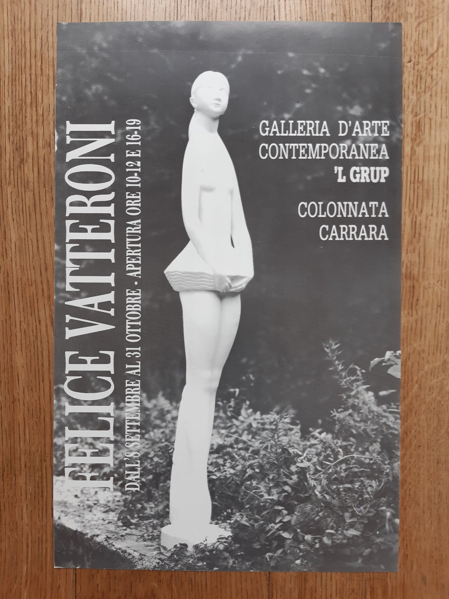 Felice Vatteroni original art poster - 11.9"×18.9" (30.2×48cm)
