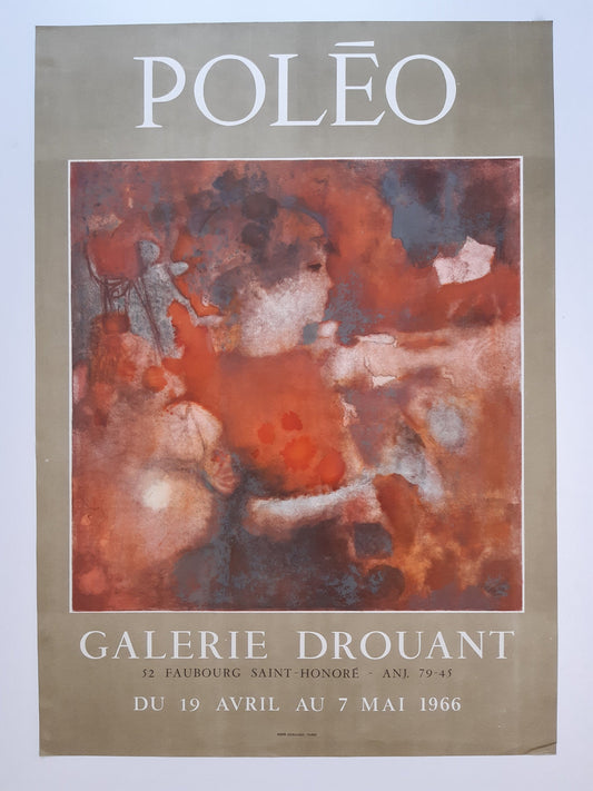 Poléo original art poster - 19.1"×27.2" (48.5×69cm)