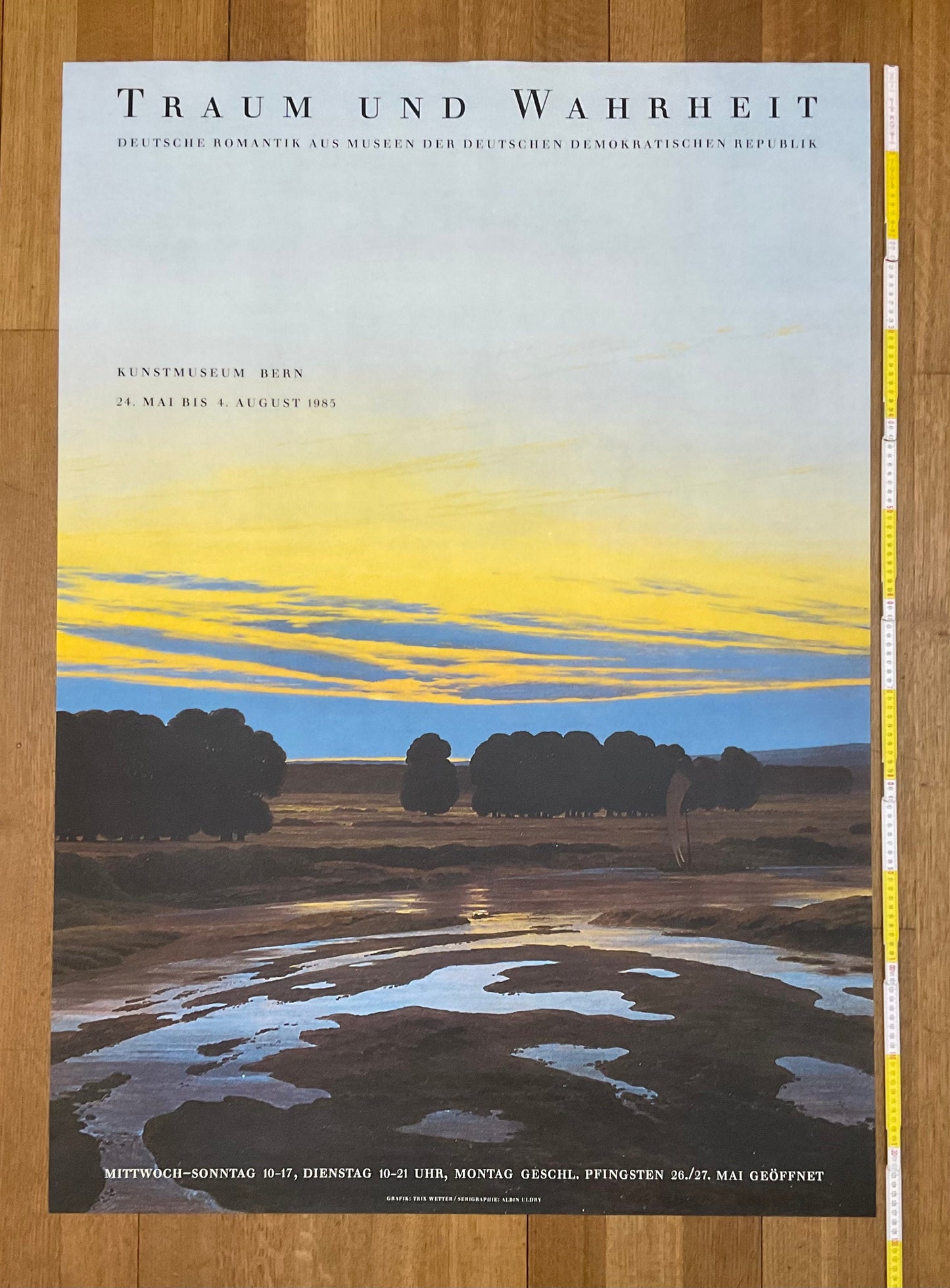 Traum & Wahrheit original art poster - 35.7"×50.4" (90.7×128.1cm)