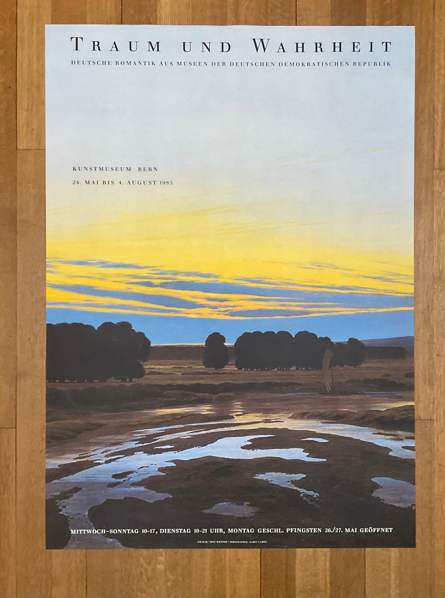 Traum & Wahrheit original art poster - 35.7"×50.4" (90.7×128.1cm)