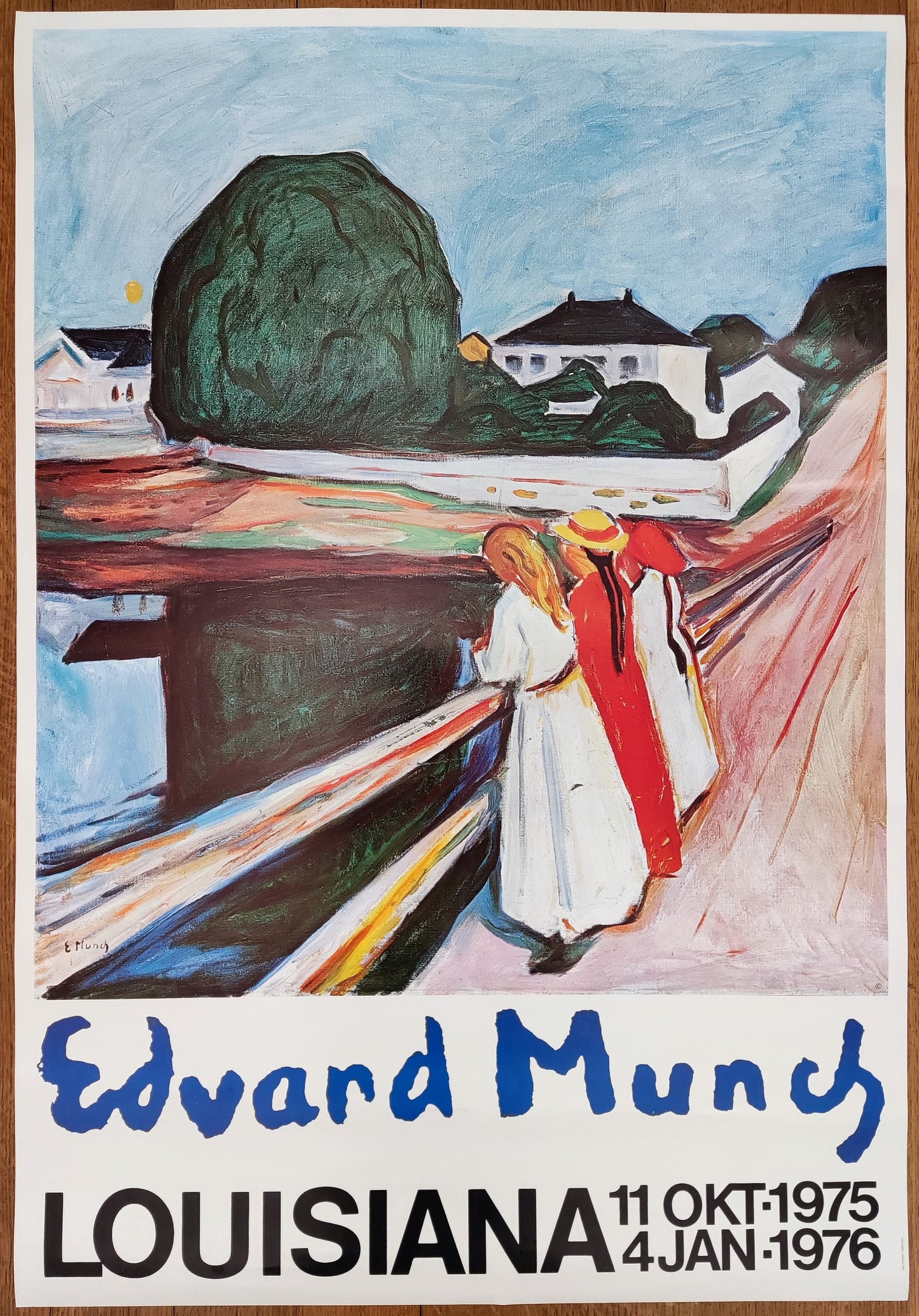 Eduard Munch original art poster - 24.5"×43.4" (62.2×110.2cm)