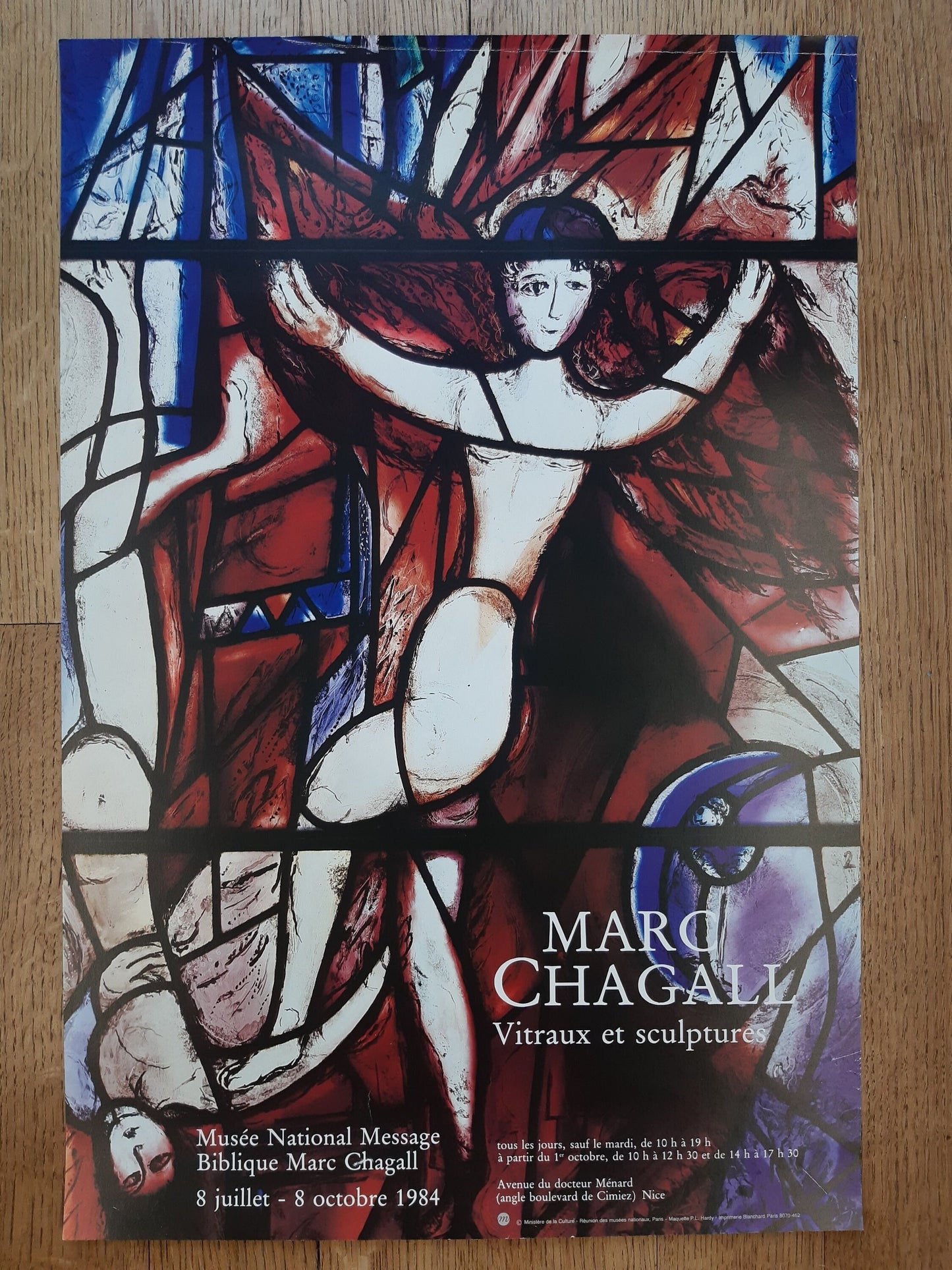 Marc Chagall original art poster - 15.7"×23.6" (40×60cm)