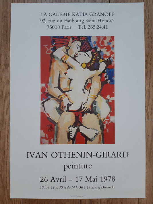 Ivan Othenin-Girard original art poster - 15.6"×22.8" (39.5×58cm)