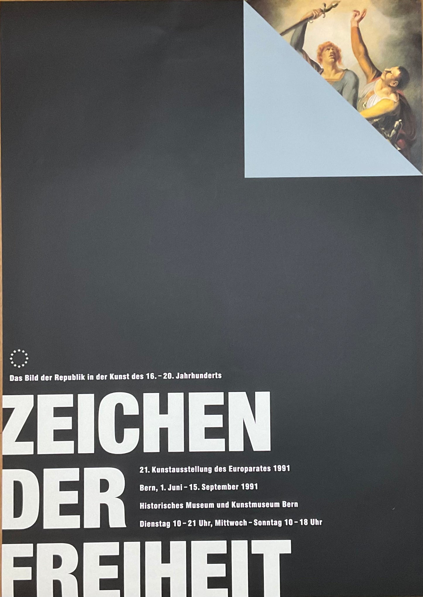 Zeichen der Freiheit original art poster - 35.6"×50.2" (90.5×127.5cm)