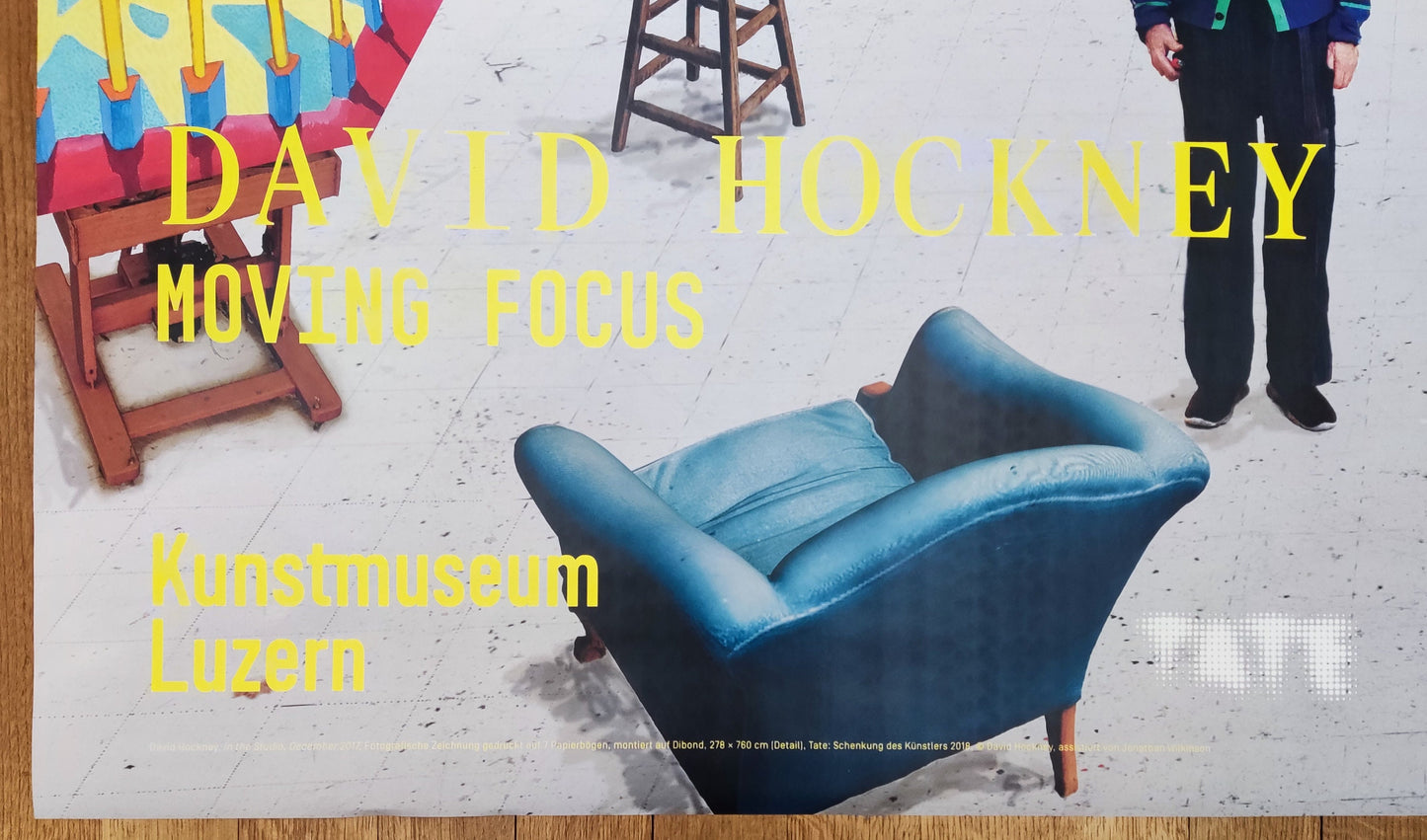David Hockney Art exhibition Poster - 35.6"×50.4" (90.5×128cm)