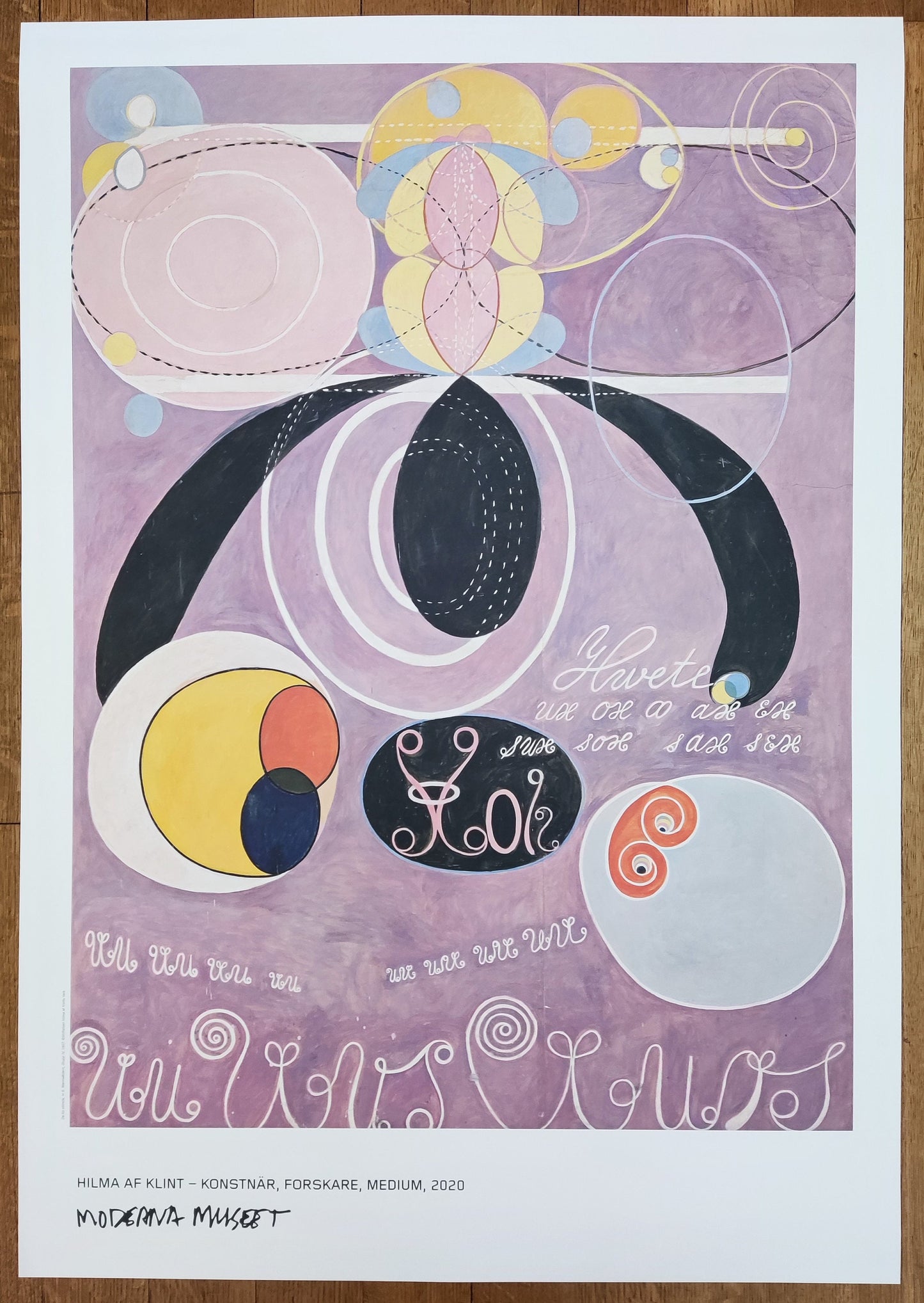 Hilma af Klint original art poster - 27.6"×39.4" (70×100cm)