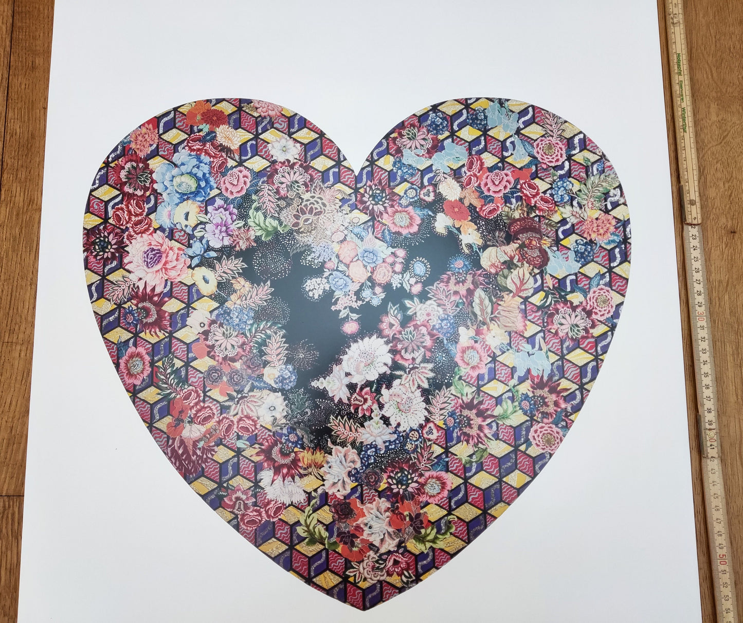 Miriam Schapiro original art poster - 28.0"×35.0" (71.2×88.8cm)
