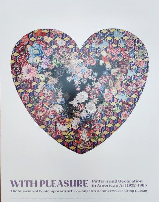 Miriam Schapiro original art poster - 28.0"×35.0" (71.2×88.8cm)
