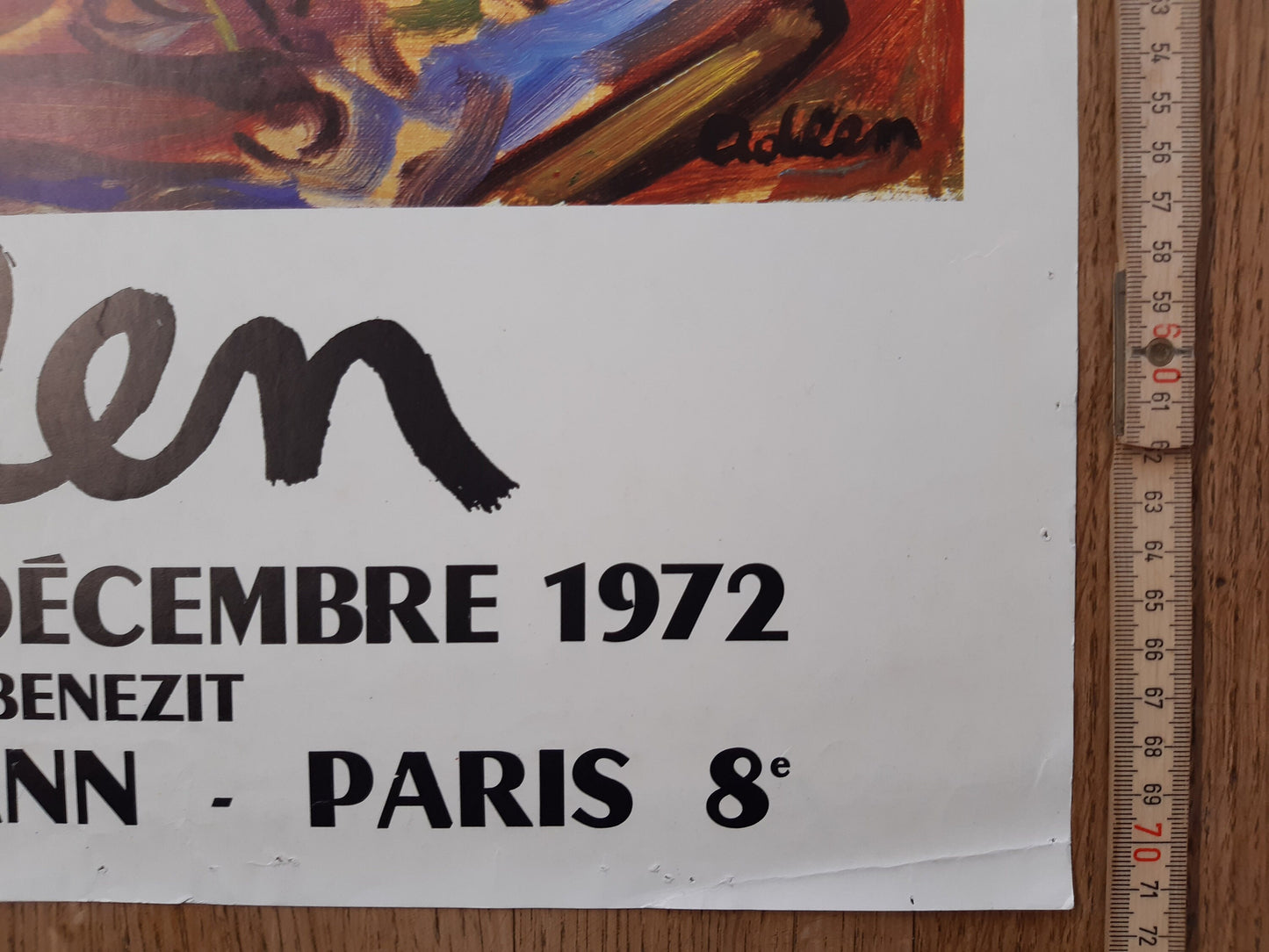 Michel Adlen vintage art poster - 19.7"×28.1" (50×71.5cm)