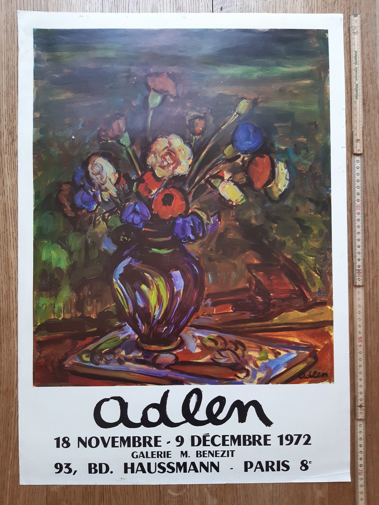 Michel Adlen vintage art poster - 19.7"×28.1" (50×71.5cm)