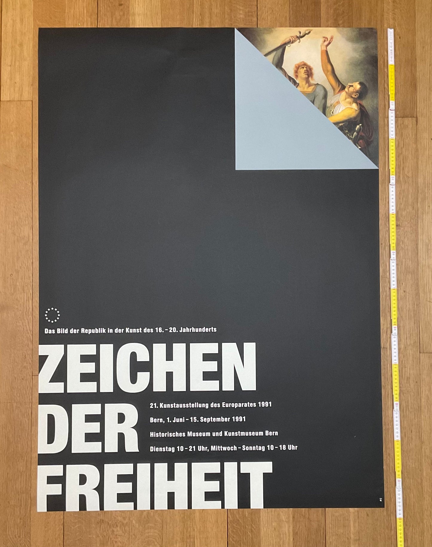 Zeichen der Freiheit original art poster - 35.6"×50.2" (90.5×127.5cm)