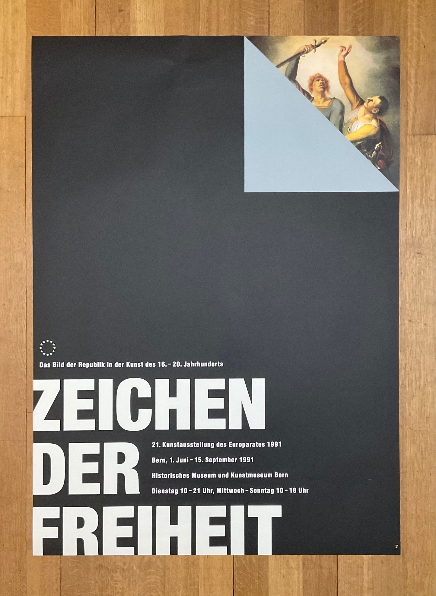 Zeichen der Freiheit original art poster - 35.6"×50.2" (90.5×127.5cm)