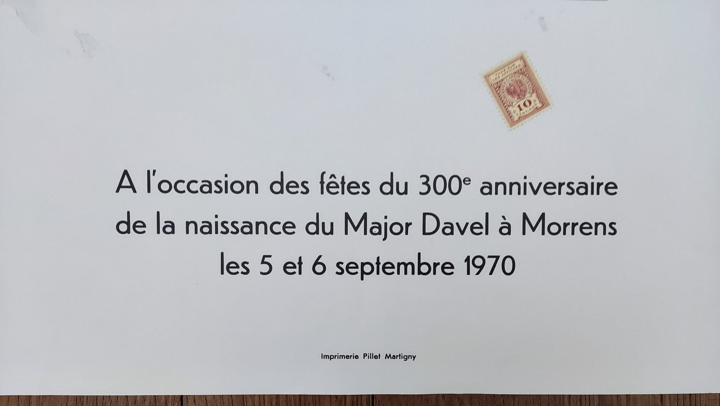 Georges Borgeaud  original art poster - 13.8"×26.8" (35×68cm)