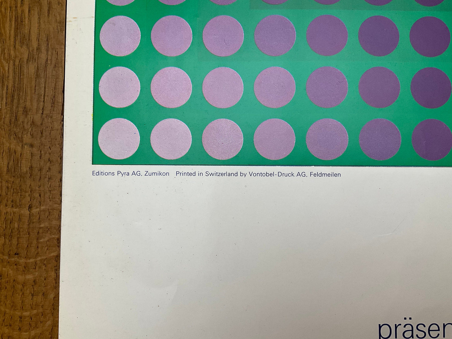 Victor Vasarely vintage art poster - 27.4"×39.4" (69.7×100cm)