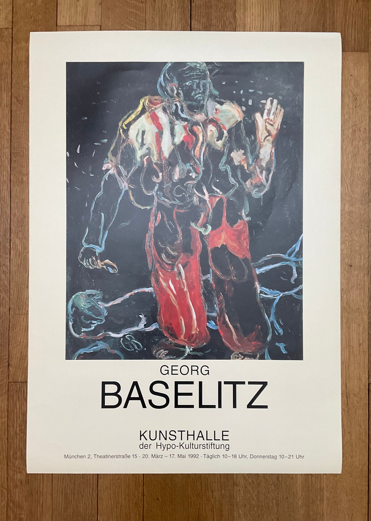 Georg Baselitz vintage art poster - 23.3"×33.1" (59.3×84cm)