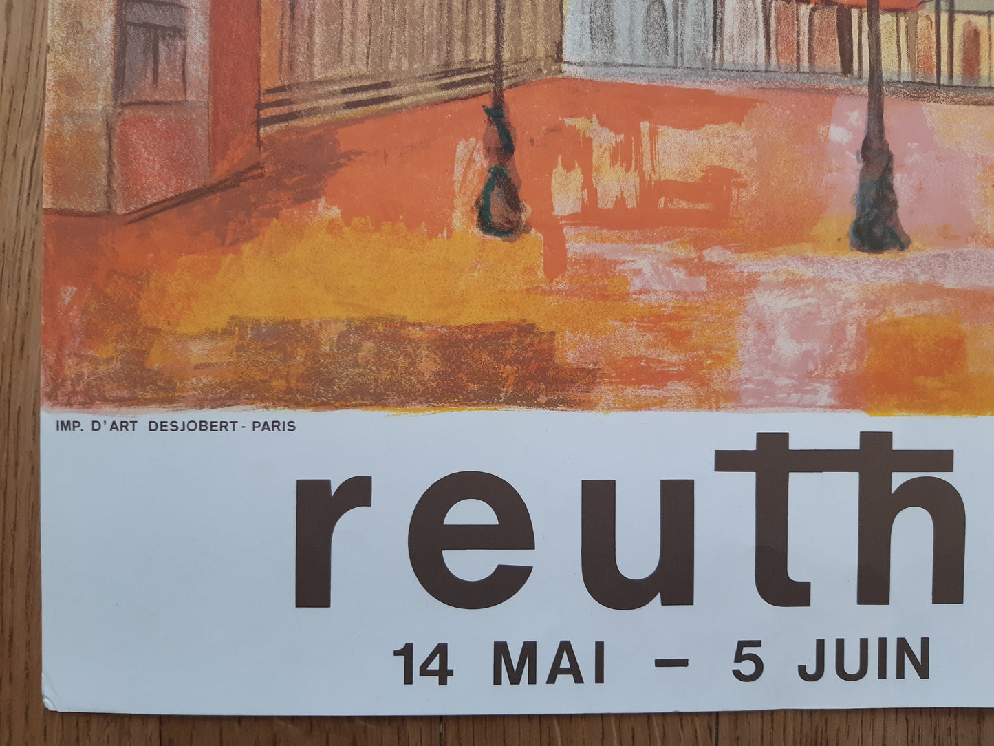 Wolfgang Reuther vintage art poster - 17.3"×29.7" (44×75.5cm)
