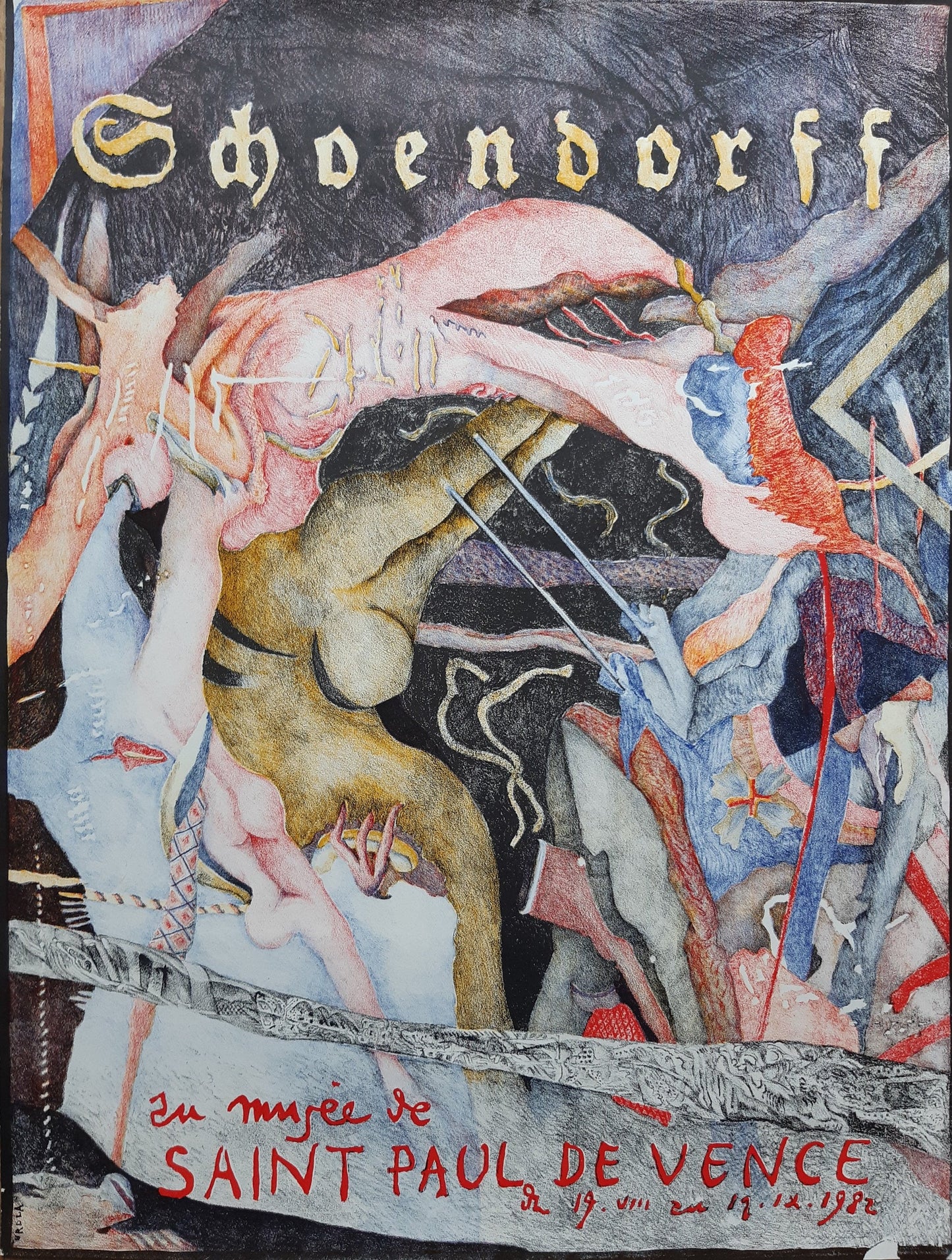 Schwendorff vintage art poster - 22.4"×29.7" (57×75.5cm)
