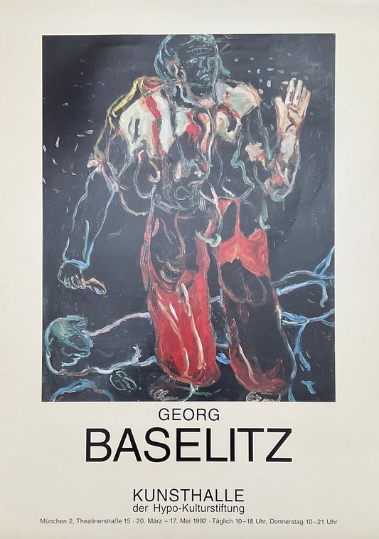 Georg Baselitz vintage art poster - 23.3"×33.1" (59.3×84cm)