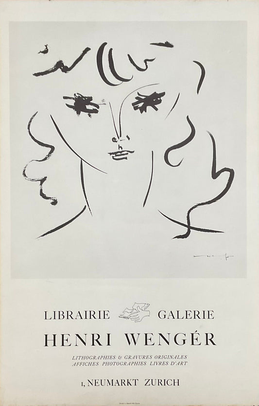 Henri Wengér vintage poster - 16.5"×25.6" (42×65cm)