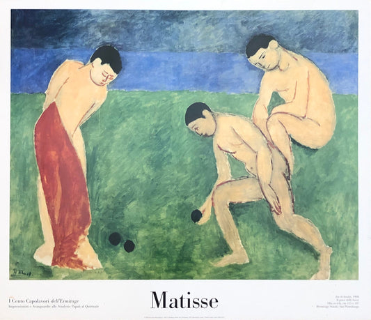 Henry Matisse vintage art exhibition poster used - 23.6"×27.6" (60×70cm)