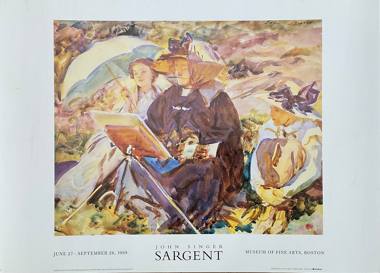 John Singer Sargent original art poster - 27.6"×19.7" (70×50cm)