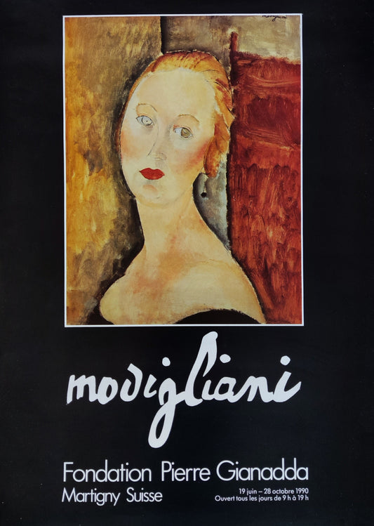 Modigliani original art poster - 19.7"×27.6" (50×70cm)