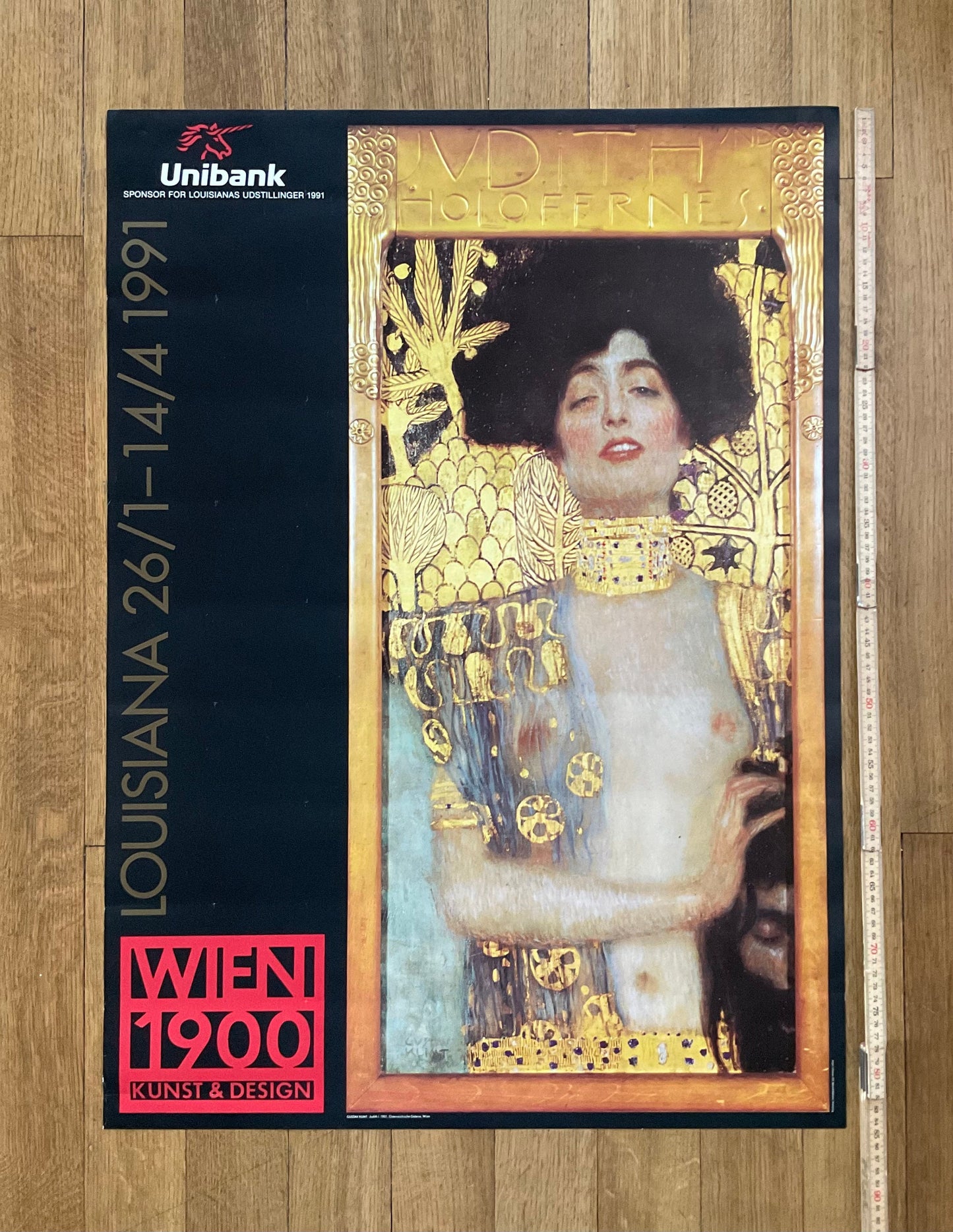 Gustav Klimt art exhibition poster - 24.2"×33.7" (61.5×85.5cm)