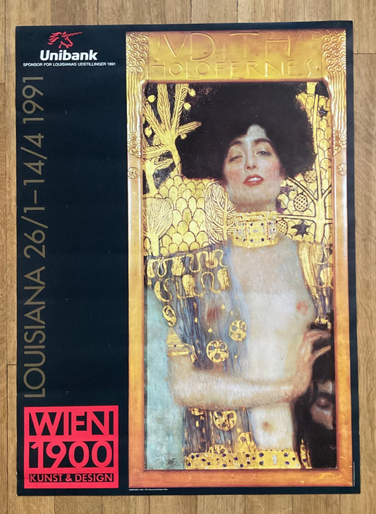 Gustav Klimt art exhibition poster - 24.2"×33.7" (61.5×85.5cm)