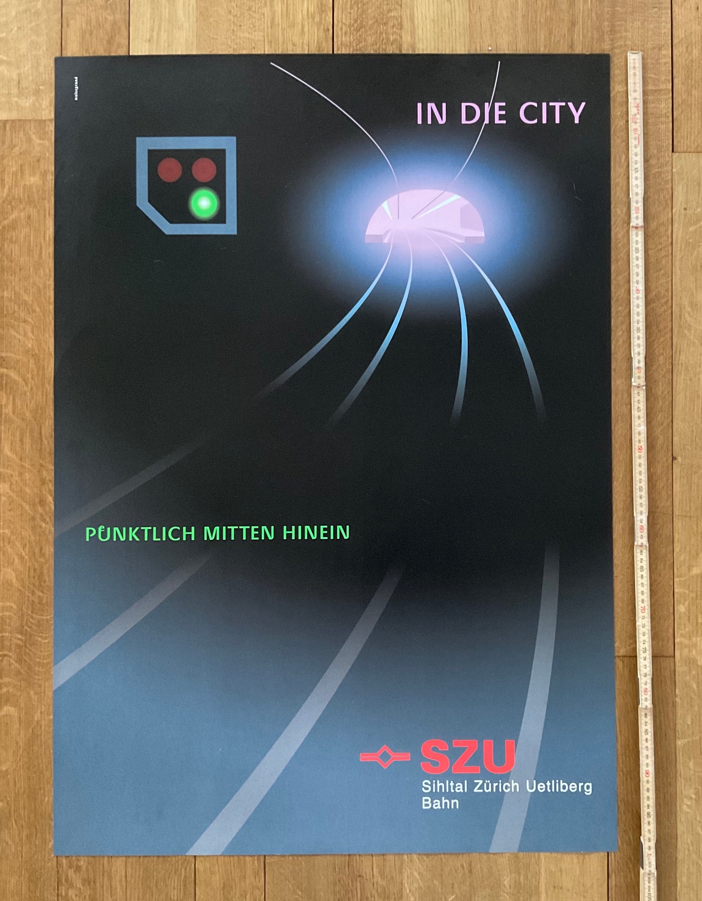 SZU vintage poster - 27.6"×39.4" (70×100cm)