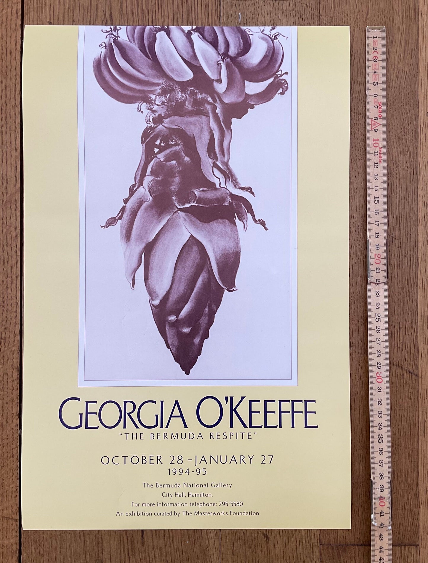 Georgia O'Keeffe original art poster - 11.0"×17.0" (28×43.2cm)