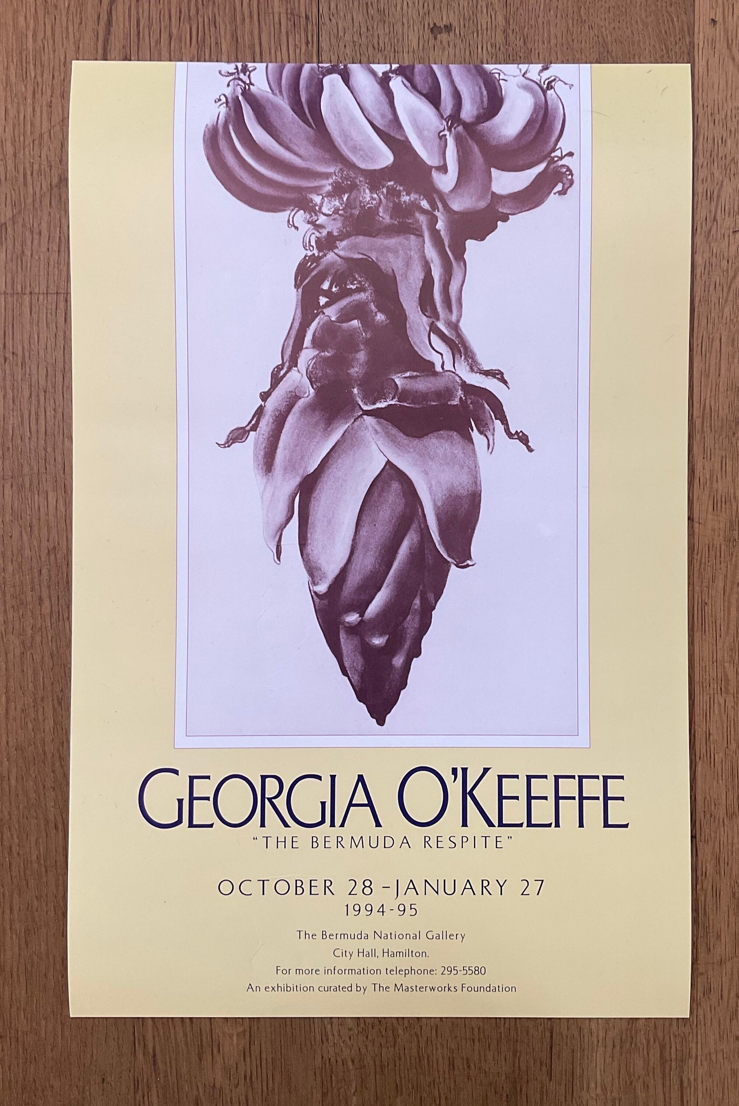 Georgia O'Keeffe original art poster - 11.0"×17.0" (28×43.2cm)