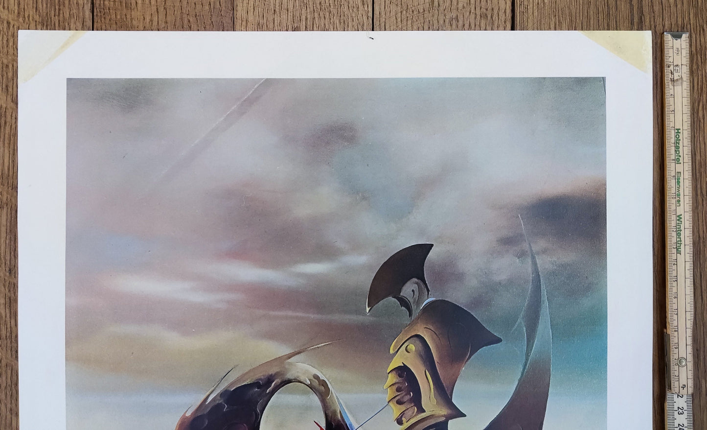 Alberico Zanini original art poster used - 15.4"×26.0" (39×66cm)