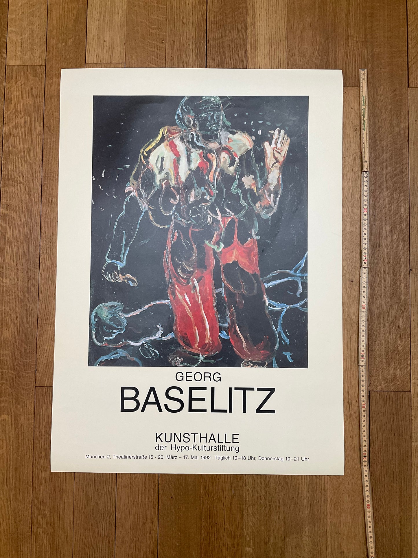 Georg Baselitz vintage art poster - 23.3"×33.1" (59.3×84cm)