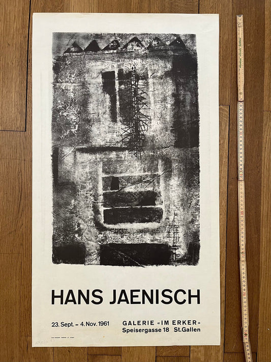 Hans Jaenisch original art poster - 18.5"×32.9" (47×83.5cm)