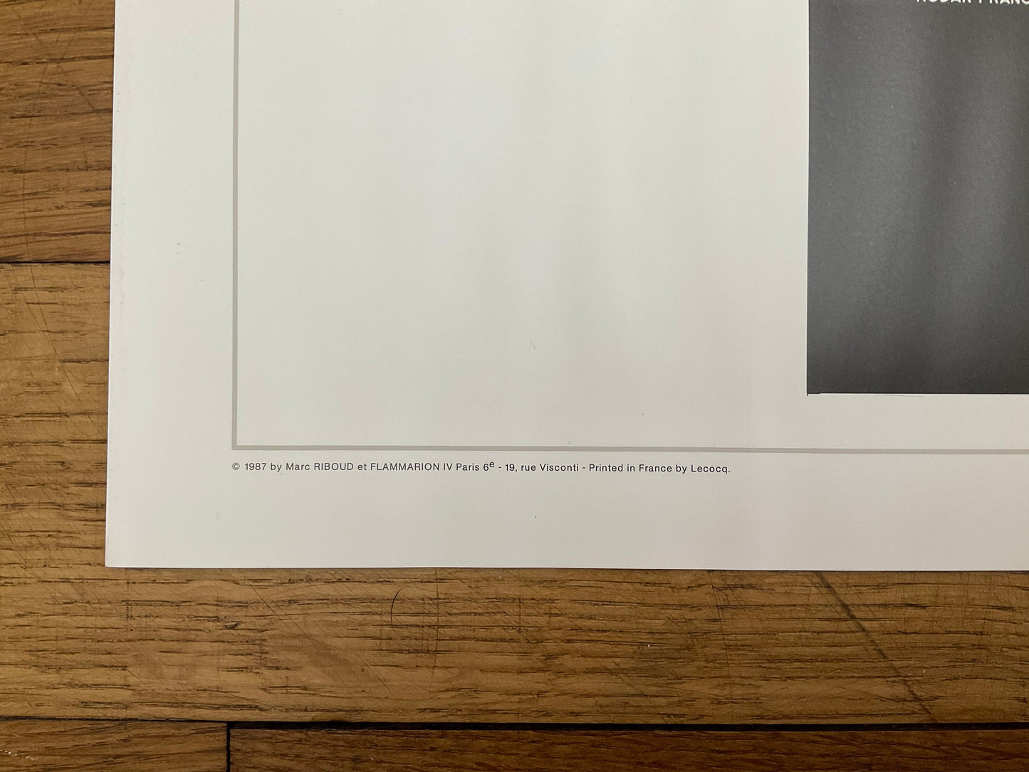Marc Riboud art exhibition poster - 19.7"×27.6" (50×70cm)