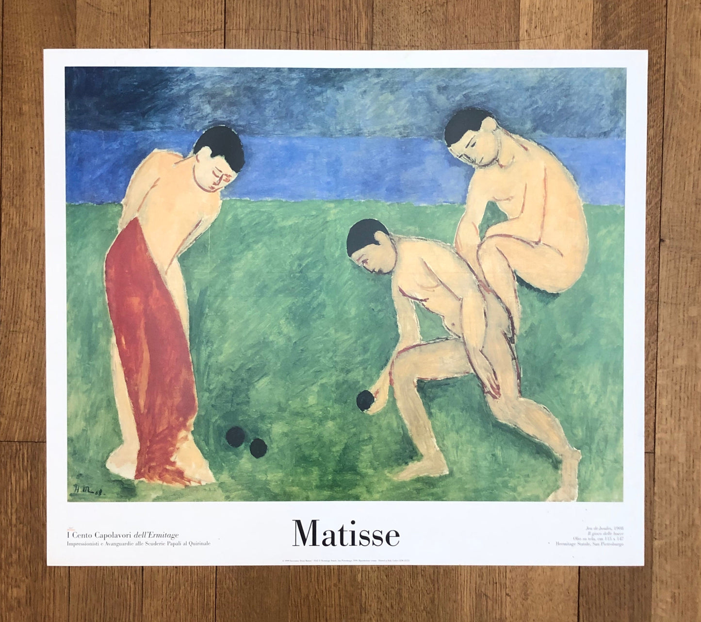 Henry Matisse vintage art exhibition poster used - 23.6"×27.6" (60×70cm)