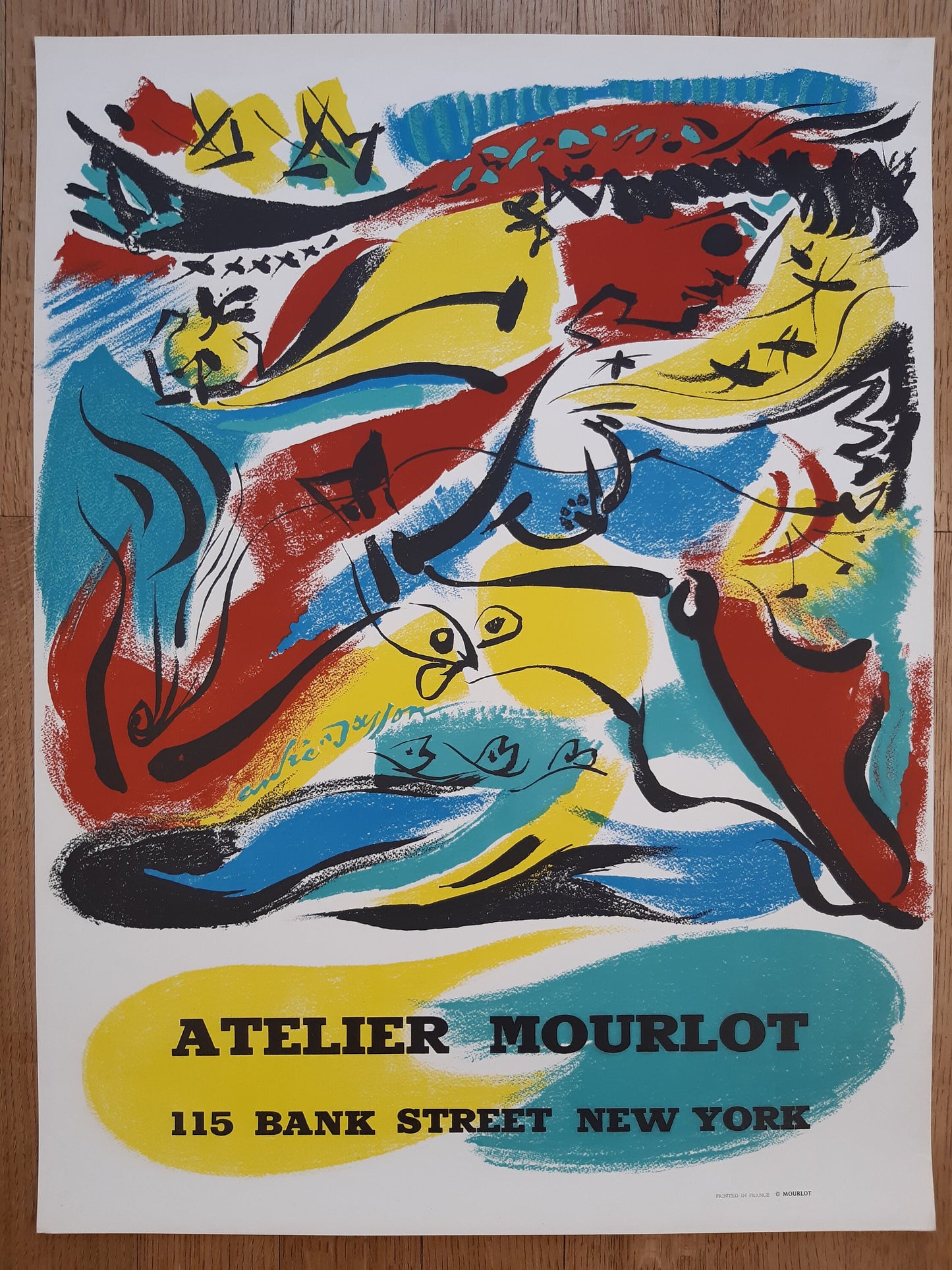 André Masson original art poster - 21.1"×28.0" (53.5×71cm)
