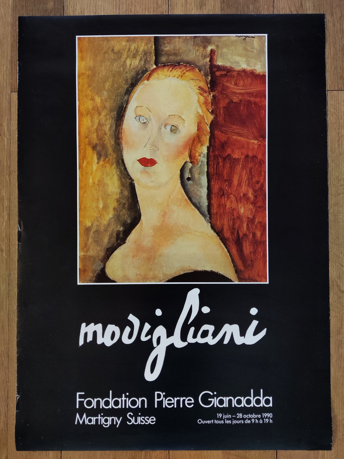 Modigliani original art poster - 19.7"×27.6" (50×70cm)