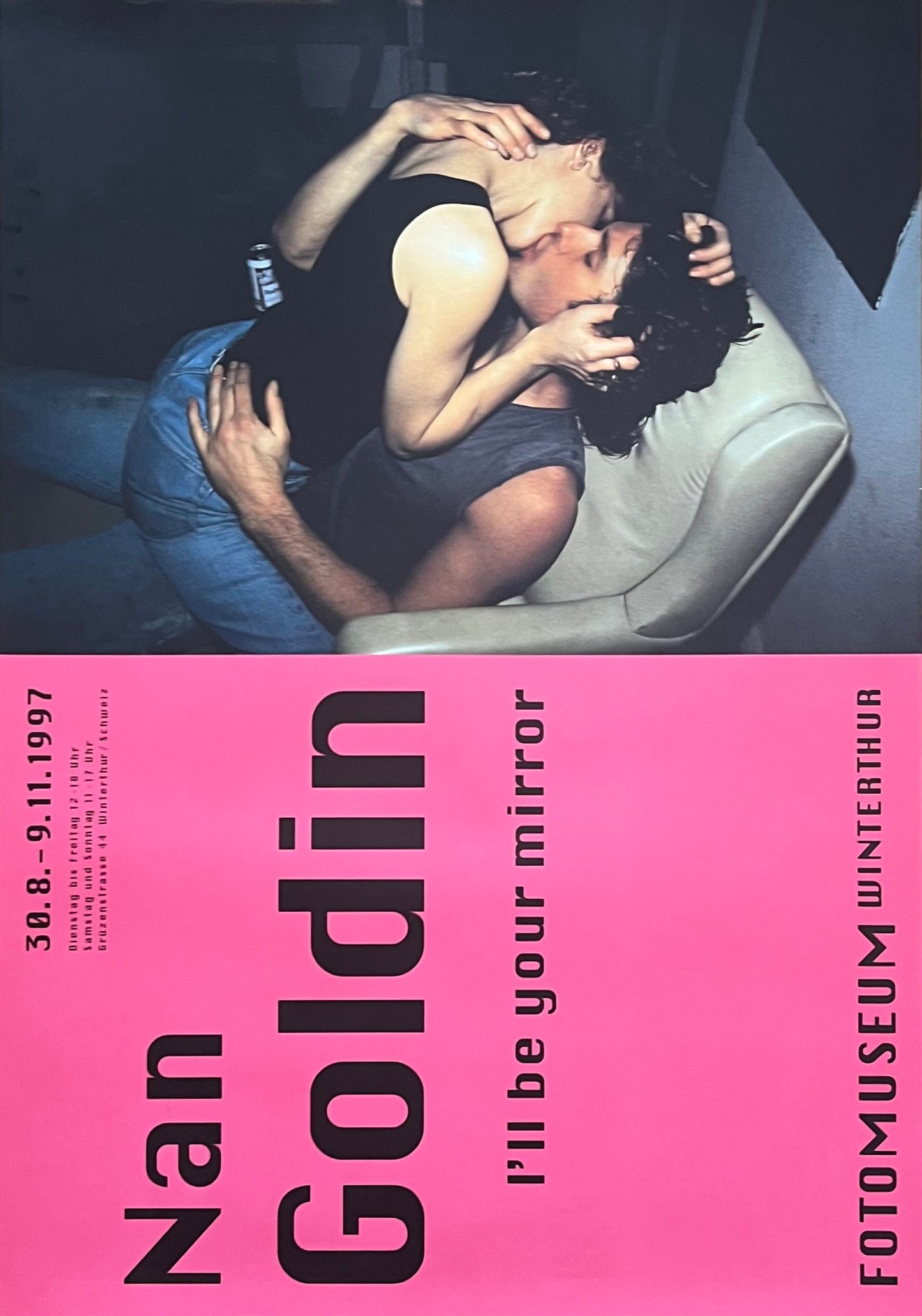 Nan Goldin art photo poster - 35.6"×50.4" (90.5×128cm)